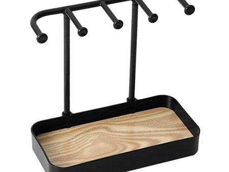 StitchesandTweed Jewellery Holder Organizer Stand - Black Supply