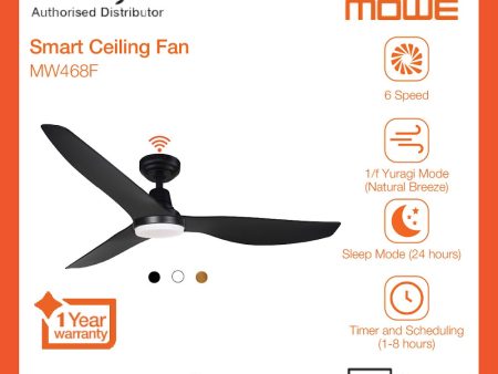 Mowe Smart Ceiling Fan 46  inches Supply