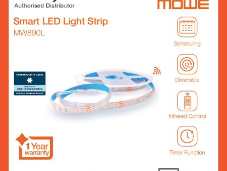 Mowe MW890L Smart LED Light Strip (5m) For Sale