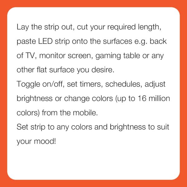 Mowe MW890L Smart LED Light Strip (5m) For Sale