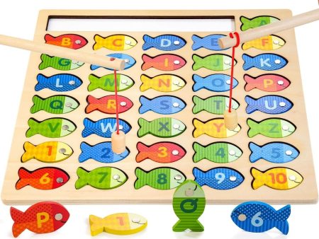 StitchesandTweed Fishing Board Game Alphabet Recognition For Cheap