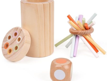 StitchesandTweed Wooden Montessori Balancing Sticks Game Toy Online Hot Sale