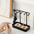 StitchesandTweed Jewellery Holder Organizer Stand - Black Supply