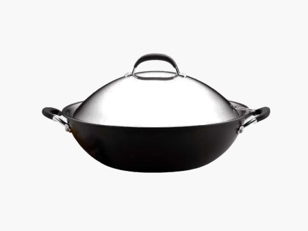 [Circulon] 36Cm Covered Chinese Wok - Premier Professional Online Sale