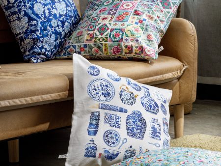 [Singlapa] Chinese Floral Cushion Cover Discount