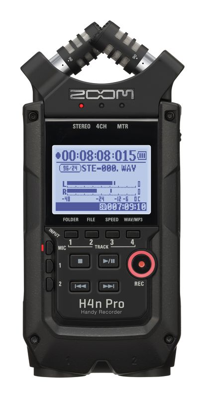 Zoom H4n Pro 4-Input   4-Track Portable Handy Recorder ‚Äì Black Online now