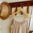 [Bundle of 10] Sweet Home Premium Wooden Clothes Hanger Matte Texture Classic Wood Hanger Metal Hook Clothes Wardrobe Drying Rack on Sale