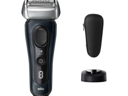 Braun Series 8 8513s Electric shaver with charging stand and travel case - fjord grey Supply