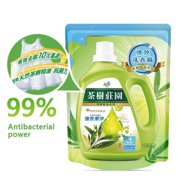 (1.3 Kgs X 2 Bags ) Farcent Tea Tree Laundry Detergent Refill Online Hot Sale