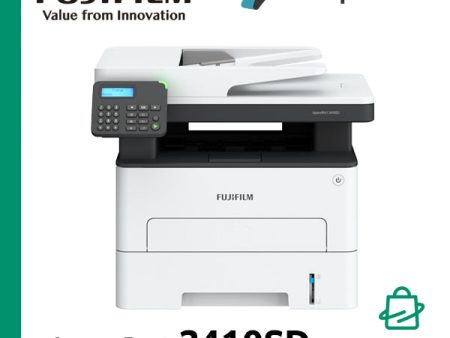 [NEW] FUJIFILM ApeosPort 3410SD A4 Monochrome Wireless All-in-One Printer | Print, Scan, Copy, Fax | 34ppm | Local delivery & warranty Fashion