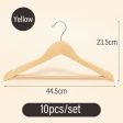 [Bundle of 10] Sweet Home Premium Wooden Clothes Hanger Matte Texture Classic Wood Hanger Metal Hook Clothes Wardrobe Drying Rack on Sale