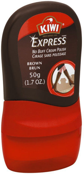 KIWI - Express No Buff Cream Polish Brown - 1.7 oz. (50 g) on Sale