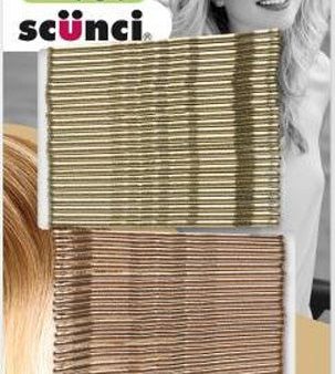 SCUNCI - No Slip Grip Bobby Pins Blonde - 50 Pins For Discount