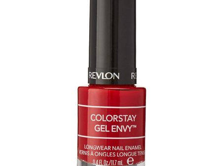 REVLON - Colorstay Gel Envy Longwear Nail Enamel, All On Red - 0.4 fl. oz. (11.7 ml) Supply