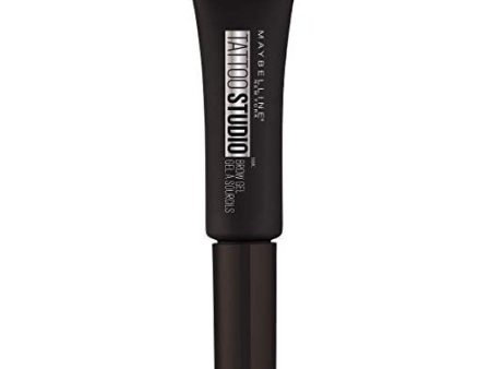 MAYBELLINE - TattooStudio Waterproof Eyebrow Gel Black Brown - 0.23 fl oz (6.8 ml) Hot on Sale