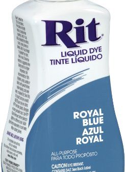 RIT DYE - Liquid Fabric Dye Royal Blue - 8 fl. oz. (236 ml) For Discount