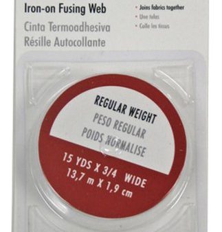 SINGER - Iron-On Fusing Web Regular Weight - 3 4  x 15 YDS For Sale