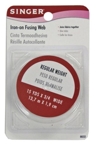 SINGER - Iron-On Fusing Web Regular Weight - 3 4  x 15 YDS For Sale