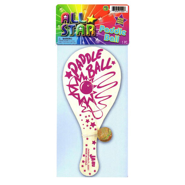 JA-RU - All Star Wood Paddle Ball - 1 Piece Hot on Sale