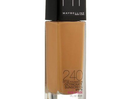 MAYBELLINE - Fit Me Foundation 240 Golden Beige - 1 fl. oz. (30 ml) Hot on Sale