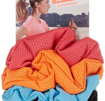 SCUNCI - Everyday & Active Mesh and Solid Twisters - 4 Pack Fashion