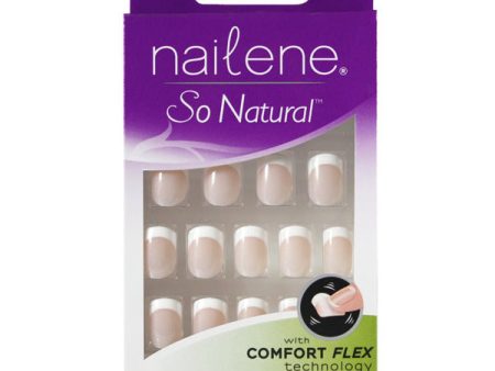 NAILENE - So Natural Nails Real French - 24 Nails Sale